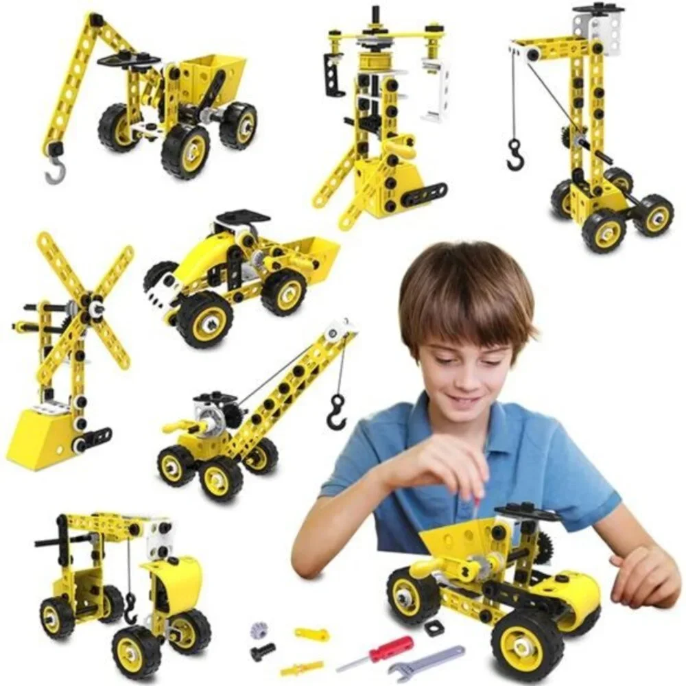 Building Toys for 6+ Years Old Boys and Girls - 8in1‎  Engineering Building Toy